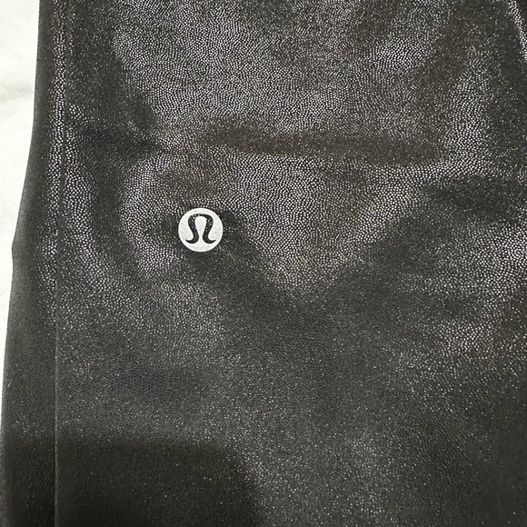Lululemon Athletica Black Glossy Leggings - Picture 2 of 2